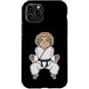 Karate martial arts animal sport cute be Custodia per iPhone 11 Pro Bradipo fa Karate