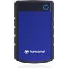 Transcend Disco rigido portatile robusto da 4 TB - resistente agli urti USB 3.1 Gen 1 StoreJet blu navy - TS4TSJ25H3B