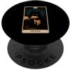 Death Tarot Card Black Cat Witchy Hallow Tarocchi Gatto Nero Morte Gatto Strega Gothic Tarocchi Arte PopSockets PopGrip Adesivo