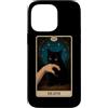 Death Tarot Card Black Cat Witchy Hallow Custodia per iPhone 14 Pro Max Tarocchi Gatto Nero Morte Gatto Strega Gothic Tarocchi Arte