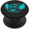 Cursed Italian Brainrot Gamer Secret Tee Secret Lucky Block - Meme dello slang di gioco italiano di Brainrot Cyan PopSockets PopGrip Adesivo