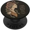 Funny History Adult Joke Humor Mythology Divertente mitologia di Medusa che lo trasforma in pietra PopSockets PopGrip Adesivo