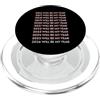 Relatable New Year Motivation 2026 Sarà la mia lista di controllo divertente anno PopSockets PopGrip per MagSafe