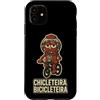 Cursed Italian Brainrot Gamer Secret Tee Custodia per iPhone 11 Chicleteira Bicicleteira - Divertente meme gergale italiano Brainrot