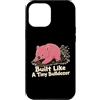 Wombat Burrowing Wildlife Animal Lover Custodia per iPhone 12 Pro Max Costruito come un piccolo bulldozer Wombat Forza
