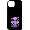 Alzheimer's Awareness Purple Ribbon Appa Custodia per iPhone 15 Plus Simpatico elefante viola nastro Alzheimer's Awareness