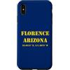 Arizona Cities & Towns Custodia per iPhone XS Max Souvenir delle coordinate di Firenze Arizona