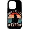 Best Cat Dad Ever Feline Pet Gift Cute F Custodia per iPhone 15 Pro Il miglior papà gatto di sempre