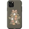 Cute Ghost Halloween Custodia per iPhone 11 Pro Fantasma floreale Halloween Carino Boho Spooky Autunno
