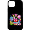Happy Pencil Club Custodia per iPhone 15 Plus Cute Back to School Apple Zaino Matita Libri Forniture
