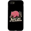 Wombat Burrowing Wildlife Animal Lover Custodia per iPhone SE (2020) / 7/8 Costruito come un piccolo bulldozer Wombat Forza