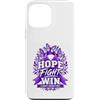 Hope Through Alzheimers Awareness Custodia per iPhone 13 Pro Max Hope Fight Win Memory Support Alzheimer Consapevolezza Viola