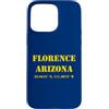 Arizona Cities & Towns Custodia per iPhone 15 Pro Max Souvenir delle coordinate di Firenze Arizona