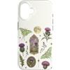 Cottage Bloom Atelier Custodia per iPhone 16 Luna Falena e Cardo Cottage Gotico Luna Natura
