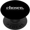 Lightblessed Regali Cristiani Uomo Donna Scelto Chiamato Per Nome Fede Cristiana Minimalista PopSockets PopGrip Adesivo