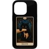 Death Tarot Card Black Cat Witchy Hallow Custodia per iPhone 13 Pro Tarocchi Gatto Nero Morte Gatto Strega Gothic Tarocchi Arte
