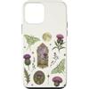 Cottage Bloom Atelier Custodia per iPhone 12 mini Luna Falena e Cardo Cottage Gotico Luna Natura