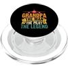 Grandpa The Man The Pilot The Legend Air Nonno L'uomo Il pilota La leggenda PopSockets PopGrip per MagSafe
