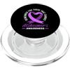 Alzheimer's Awareness Purple Ribbon Appa Keep Memories Alive Ribbon Alzheimer Consapevolezza PopSockets PopGrip per MagSafe