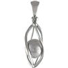 Starborn Ciondolo in argento Sterling 925 con sfera di meteorite Starborn