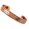 Touchstone Bracciale in Rame in Stile Tibetano. Forgiato a Mano con Rame Solido e di Alto Spessore per Donne e Uomini. Messaggio Spirituale indù.