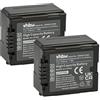 vhbw 2x batteria compatibile con Panasonic HDC-HS9, HDC-SD1, HDC-HS700 videocamera camcorder (1000mAh, 7,2V, Li-Ion) con infochip