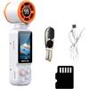 Hentenry Fotocamera, Videocamera Stabilizzata, Bianco CON SCHEDA DI MEMORIA 32G
