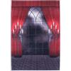 Healvian Sfondo Fotografico Halloween Castello Finestra in Vinile Rosso | Stampa 3d Realistica, Effetto Vivido e Texture, Adatto a Decorazioni a Soffitto e Parete