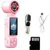 Hentenry Fotocamera, videocamera stabilizzata, CON SCHEDA DI MEMORIA 64G, D CON