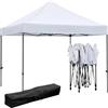 A.M.C. Gazebo Professionale 3X3 Mt in PVC Automatico Struttura in Metallo richiudibile a fisarmonica Impermeabile