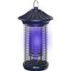 Buzzeap 4200V 20W Lampada Antizanzare, elimina insetti e mosche, impermeabile IPX4, insetticida a LED per uso interno/esterno, antizanzare, mosche, falene, adatto per la casa