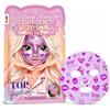 CRAZE TOP FASHION Maschera Viso Mirtillo, Tessuto con Acqua di Camomilla | Maschera in tessuto lenitiva con acqua dorata di camomilla, profumo di mirtillo e formula dermatologicamente testata