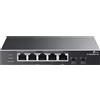 TP-Link SWITCH 5 PORTE 1000M/TL-SG1005P-PD (5 porte), Switch di rete, Nero