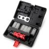 Generic Adattatore Rivetti Elettrico Convertitore Rivettatrice Set Rivetti Strumento Rivettatore per Trapano Corpo in Lega di Alluminio con Impugnatura