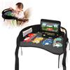 WIYETY Vassoio da Viaggio per Bambini: WIYETY Vassoio di Viaggio per Auto da Toddler con Tasche in Rete, Tavolo da Viaggio per Bambini per Tavolo Seggiolino per Passeggini, Passeggini, Automobili, Trenini