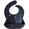 mushie | Bavaglino Silicone | Bavaglino Impermeabile Regolabile | Facile da Pulire | 4 Misure Regolabili con tasca Frontali Profonde | Senza BPA | articoli per neonati & bambini | Smoke