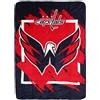Northwest NHL Washington Capitals Coperta in Micro Raschel, 116,8 x 152,4 cm, dimensionale