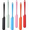 Luxeu Spatola Silicone, 6 Pezzi 24.5cm Bastoncini in Silicone, Bastoncini per Resina, Riutilizzabile Asta per Mescolare Resina Epossidica, Liquidi, Cera, Artigianato Fai da Te, Cucina