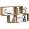 vidaXL Scaffale da parete A parete Marrone Legno ingegnerizzato
