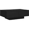 vidaXL Tavolino da Salotto Nero 90x60x31 cm in Legno Multistrato