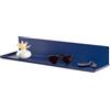 D-Segno Fly-K | Mensole Da Muro Design | Design Moderno e Minimal | Mensola Adatta a Ufficio, Salotto, Bagno, Libreria da Parete | P15 x L40/62 x H10 cm | 100% Made in Italy (Blu, 62)