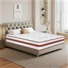 YIDATONG Materasso 90x190 cm Alto 26 cm, materasso singolo a Molle e Schiuma, Media Rigidità Supporto Perfetto, Materassi letto Ortopedico e Ergonomico, Ipoallergenico e Traspirante, Certificato Oeko-Tex