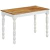 vidaXL Tavolo da Pranzo 110x60x75 cm in Legno Massello di Mango