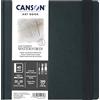 Canson Professional Book, Carta per acquerelli, grana fine, 300 gsm, Quaderno cucito, copertina rigida, 20 x 20 cm, bianco, 20 fogli