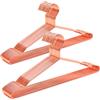 Amber Home Grucce resistenti in metallo color oro rosa, 43,2 cm, confezione da 20, appendiabiti sottili e salvaspazio con intagli (rame, confezione da 20)