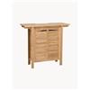 Macabane Bar da giardino in legno di teak con vano contenitore Fun -