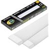 CLAR - Neon LED 60 cm, Plafoniera LED a Soffitto, Garage, 6500K (40W Pack 2)