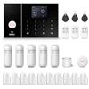 PGST Allarme Casa Senza Fili DIY - 4G/WiFi/GSM Sistema Allarme Casa, Sensori Porta/Finestra + Rilevatori Movimento, Allarme 120dB, App Tuya/Smart Life/Alexa/Google, Garanzia 1 Anno