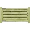 vidaXL Cancelli da Giardino 2pz Legno Impregnato Pino 150x75 cm Verde