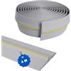 Vefhby Guarnizione porta garage, 4 m, gomma resistente alle intemperie, grigio | Guarnizione soglia in gomma per garage, protegge da pioggia, vento, polvere e neve e aiuta a mantenere il pavimento asciutto.